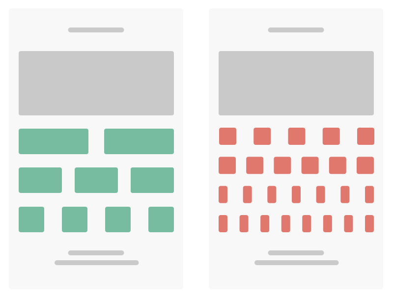 Cramming too many columns into an email can create problems, too.