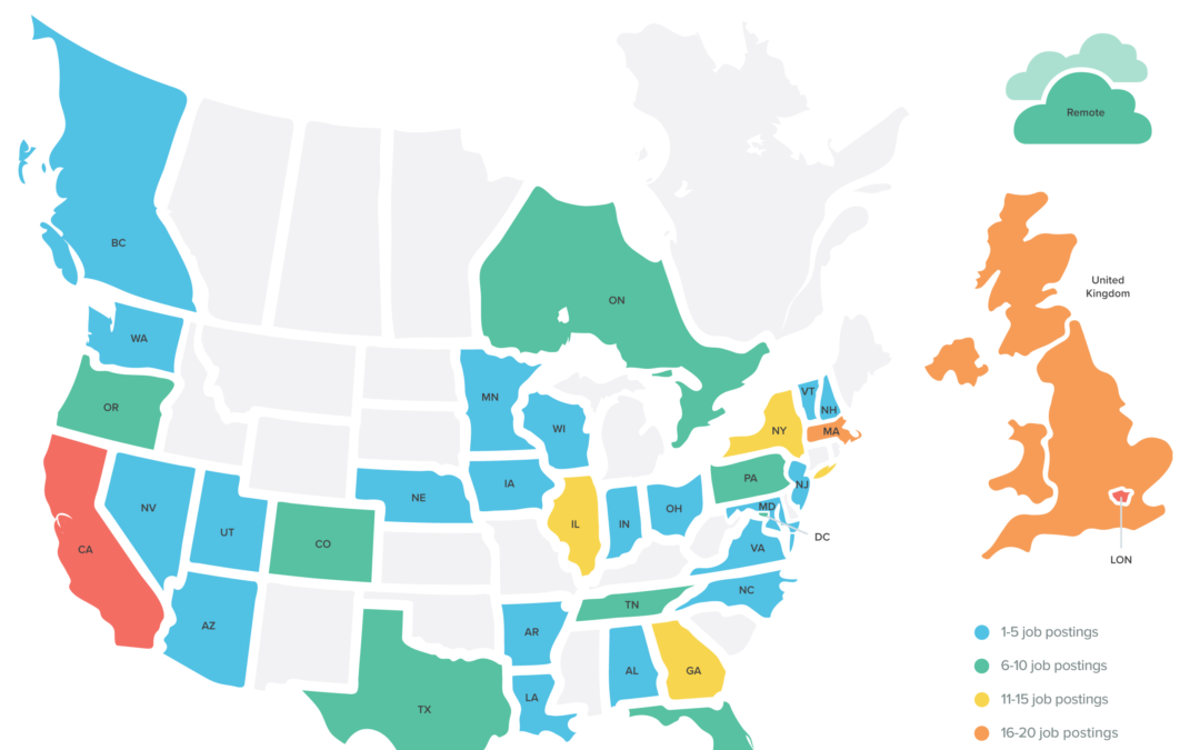 Hotspots for Email Marketing Jobs, Plus Hot Skills