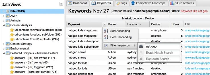 Make sense of your data with these essential keyword segments