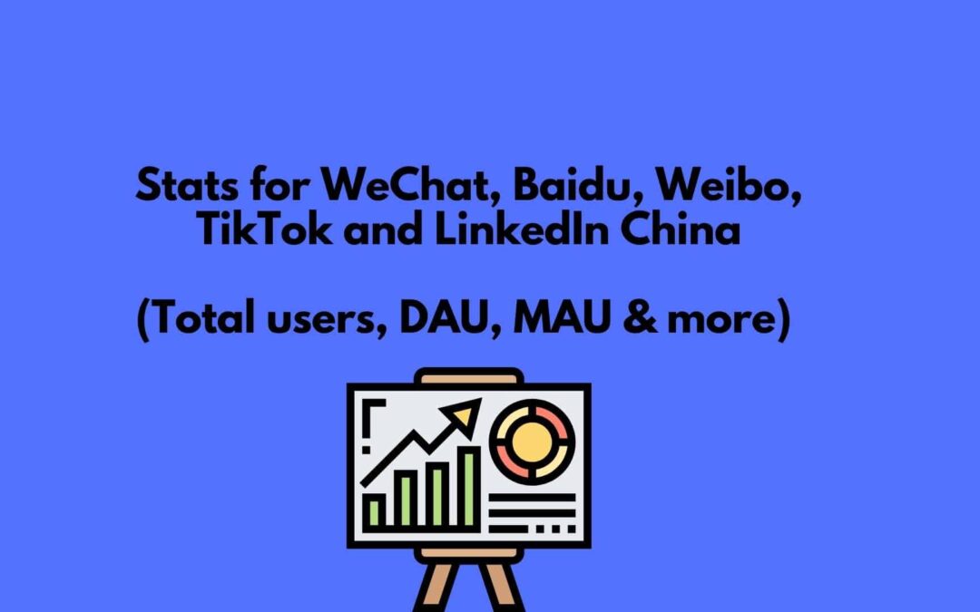 45+ Stats on WeChat, Baidu, Weibo, TikTok & more [2020]