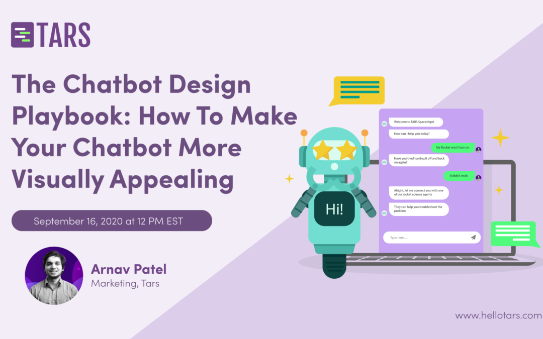 Chatbot Designing Webinar on 09/16 at 12 PM EST. Join And Learn How To Make Your Chatbot More Visually Appealing?