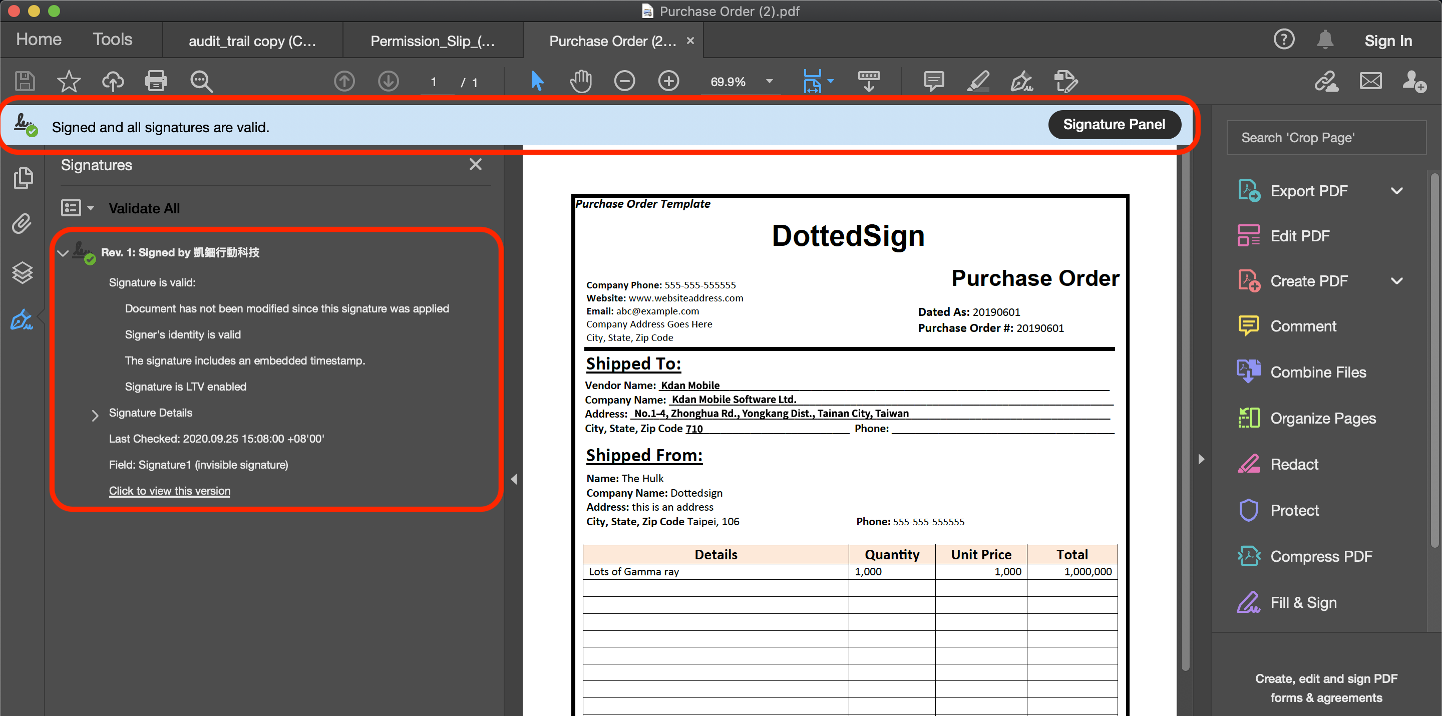 Mac_Signed_document_with_CA_certificate_