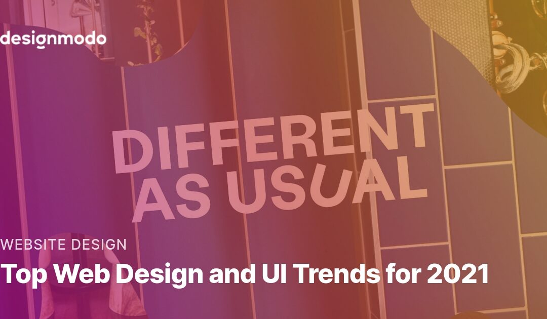 Top Web Design and UI Trends for 2021