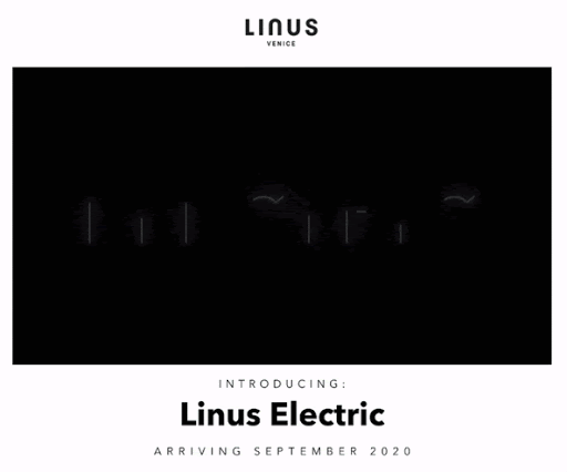 Linus Electric email with animated GIF