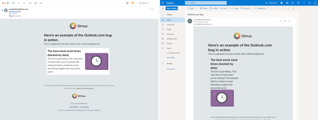 How to fix Outlook.com replacing “body” with “div” in your emails