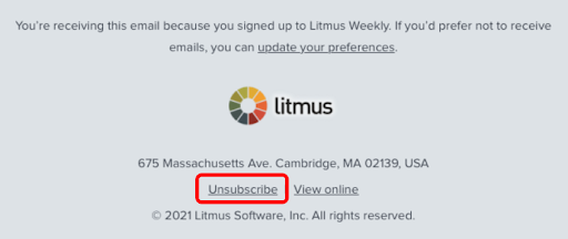 Email GDPR Withdraw Consent