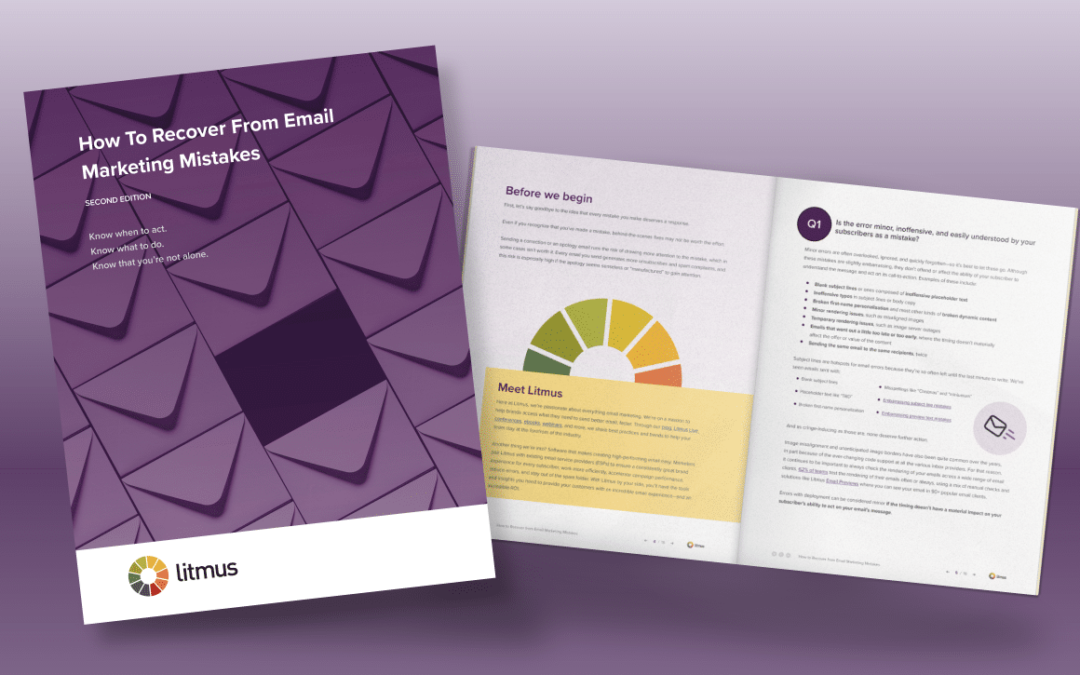 How To Recover From Email Marketing Mistakes: Decision framework