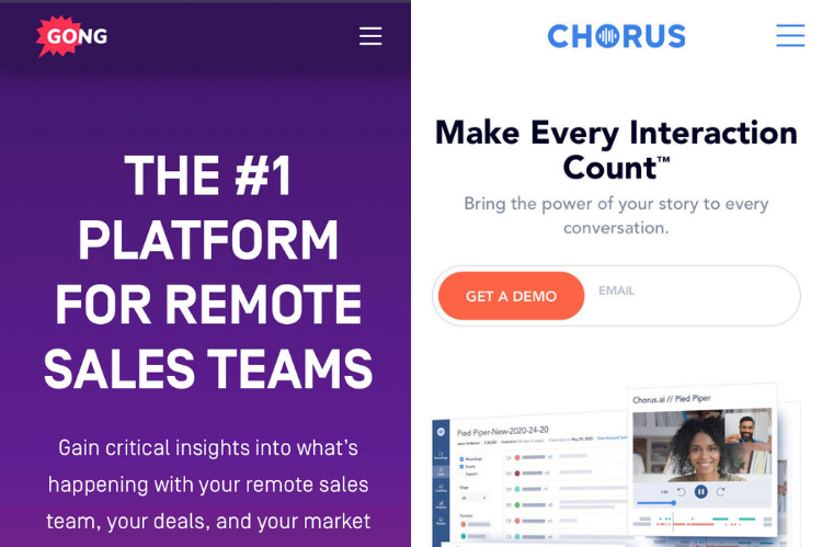 Gong.io vs. Chorus.ai – which one should you choose?