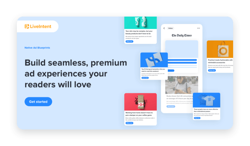 LiveIntent Launches First Scaled Native Advertising Solution for Publishers for the Email Channel