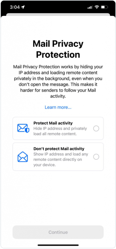 Apple Mail Privacy Protection