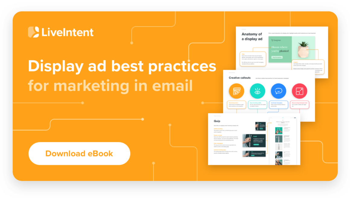 An image of our eBook, Display ad best practices for marketing in email