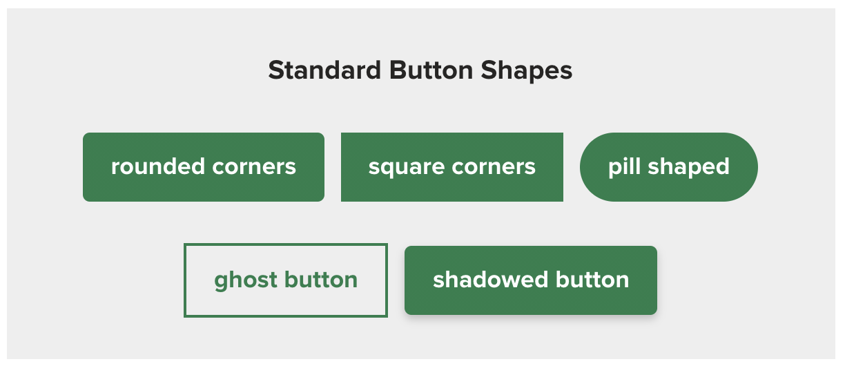 examples of standard button shapes