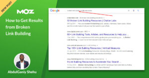 How to Get Results from Broken Link Building