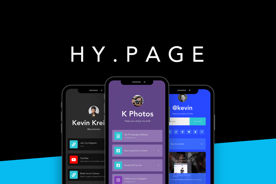 Hy.page: Generate Revenue from your Bio Link with Digital Products