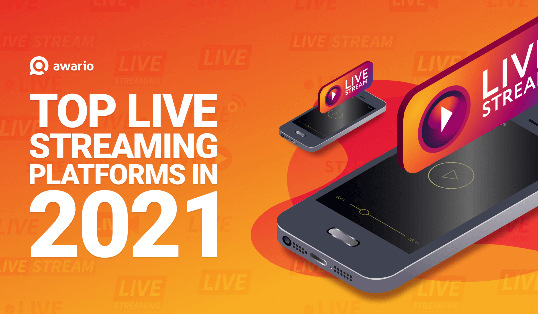 Infographic: 5 popular live streaming platforms in 2021