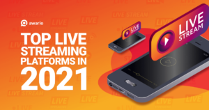 Infographic: 5 popular live streaming platforms in 2021