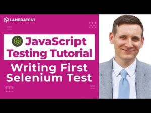 Test Automation In JavaScript Tutorial