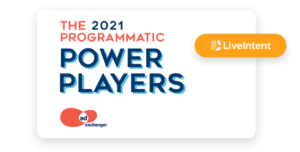 AdExchanger recognizes LiveIntent as 2021 Programmatic Power Player
